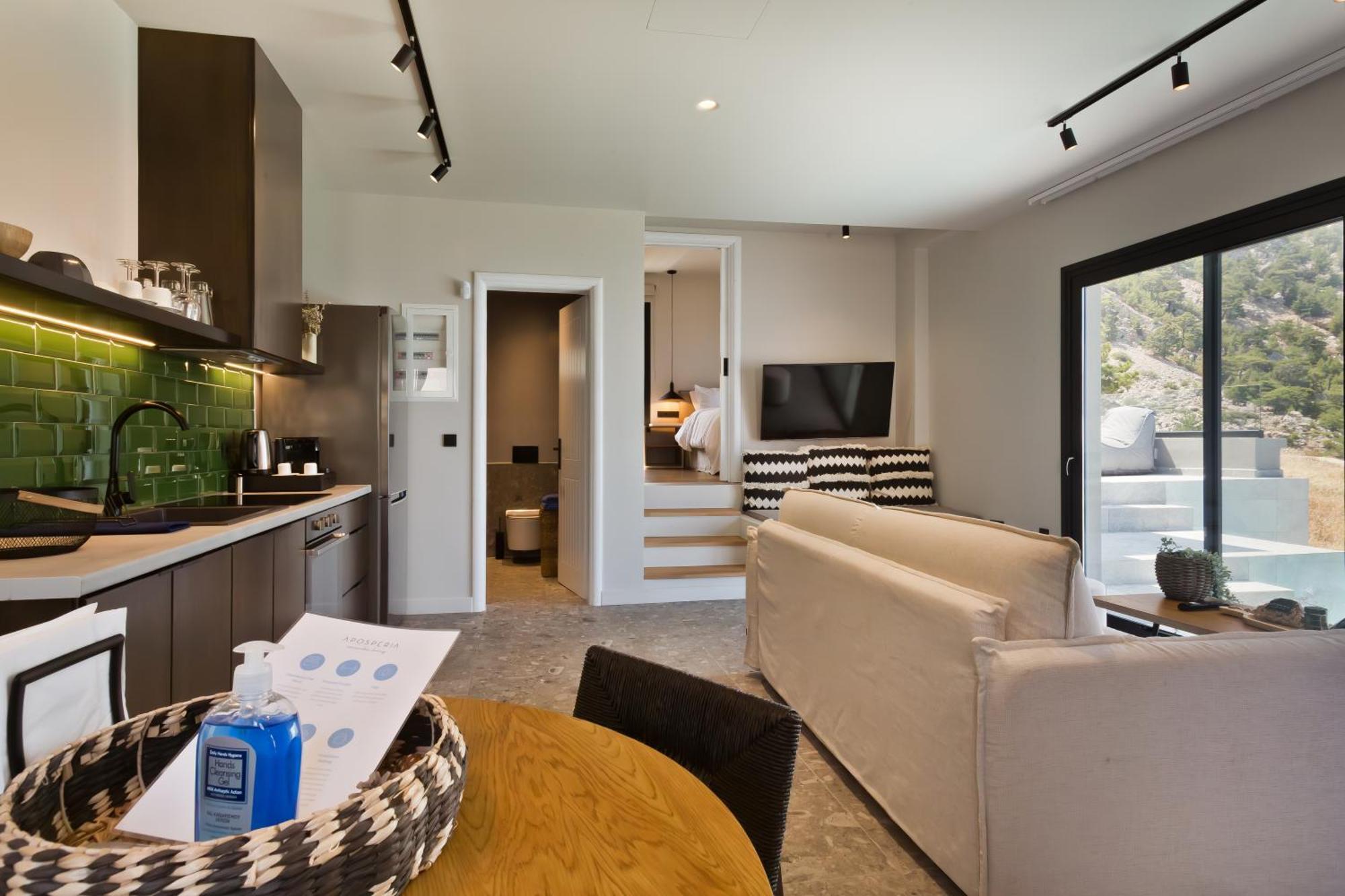 Appartamento Aposperia Memorable Living Kyra Panagia Esterno foto